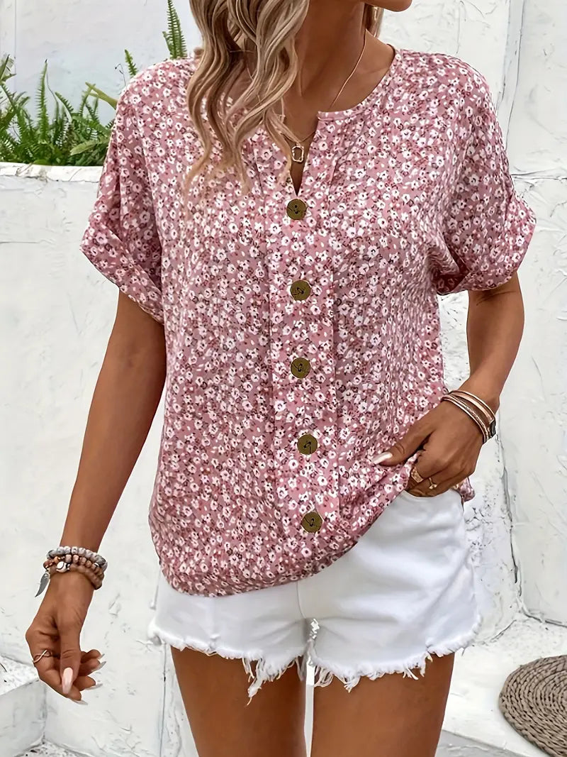 Virellea | Elegant Floral Blouse