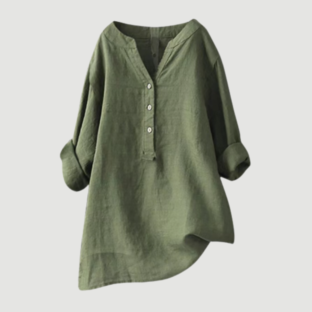 Thalira | Airy Button-Down Shirt
