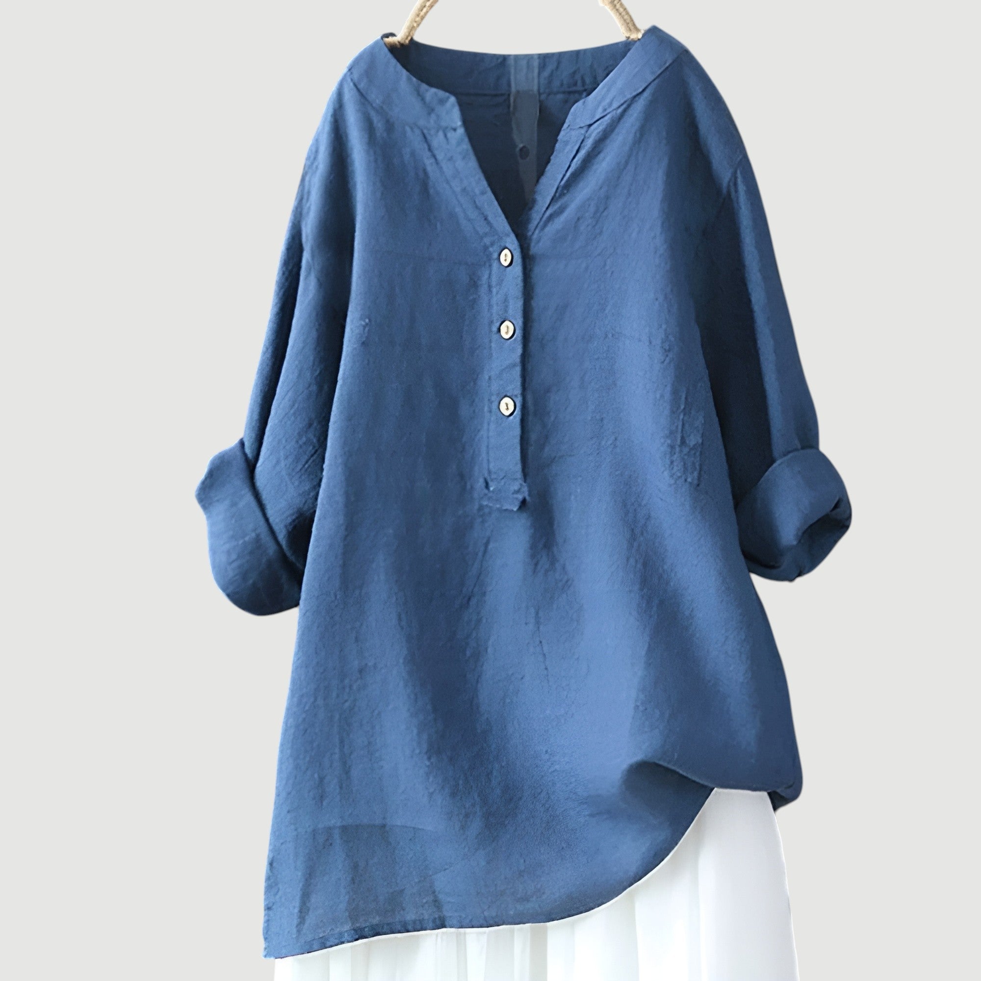 Thalira | Airy Button-Down Shirt