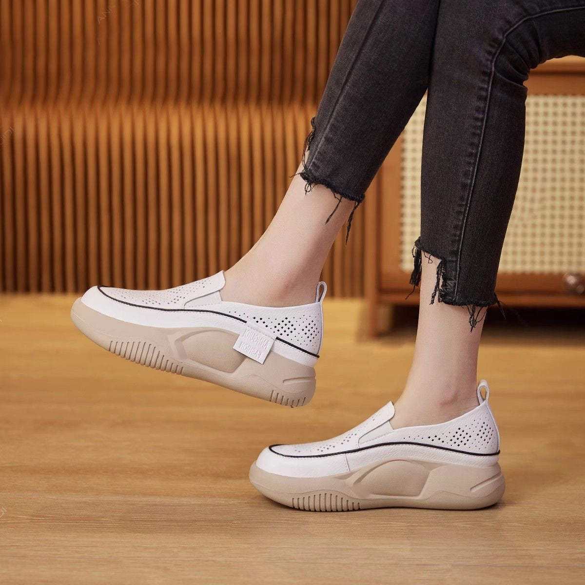 Lazuli Orthopedic Comfort Loafers – Breathable with an Extra-Soft Thick Sole