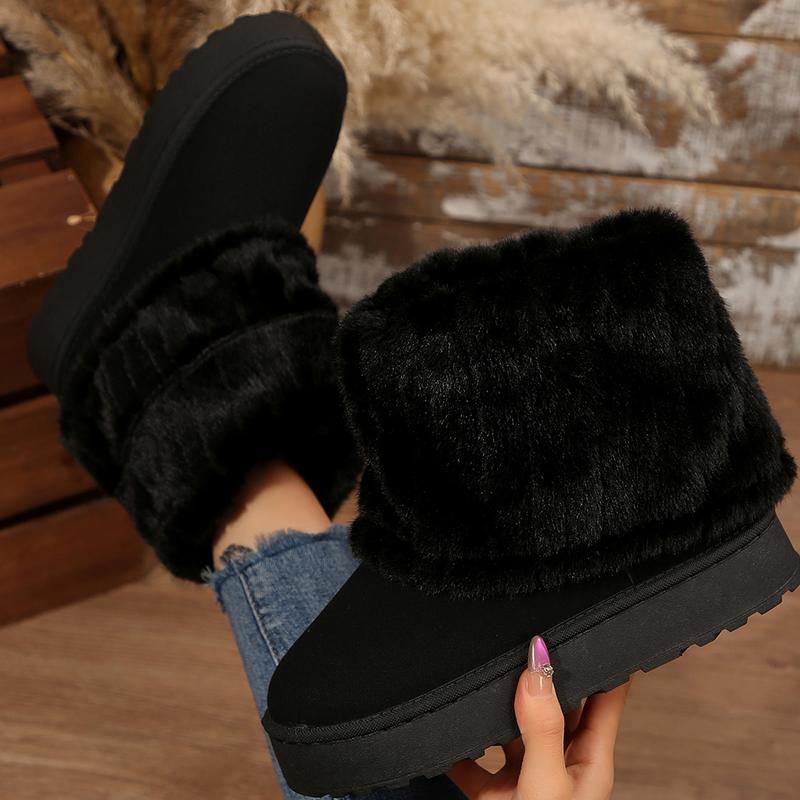 VANESSA™ - Women's Faux Fur-Lined Platform Snow Boots