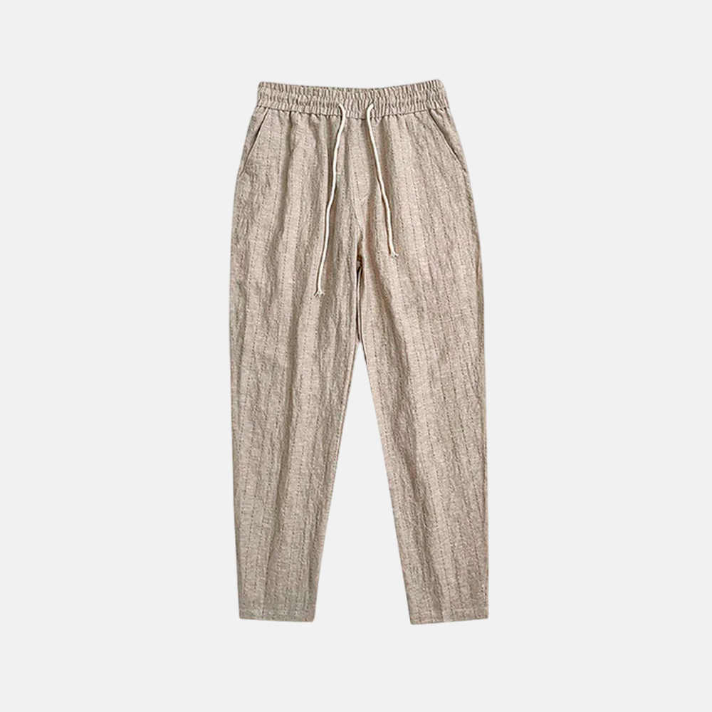 Men's Linen Pants Cassis