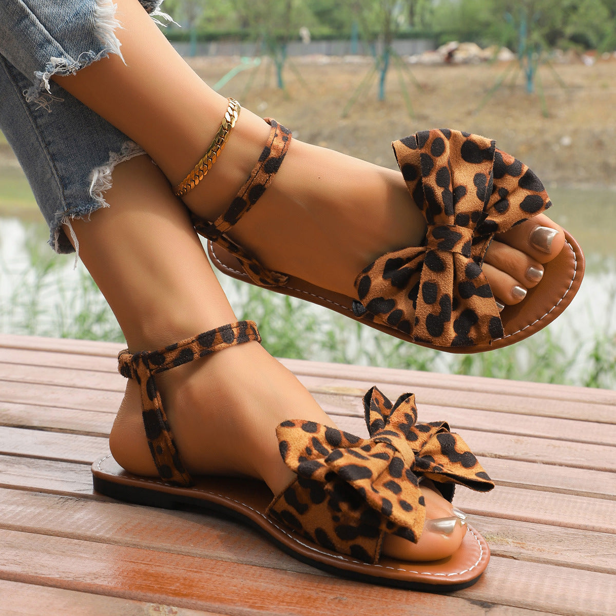 DOWELL™ - Bow Strap Sandals