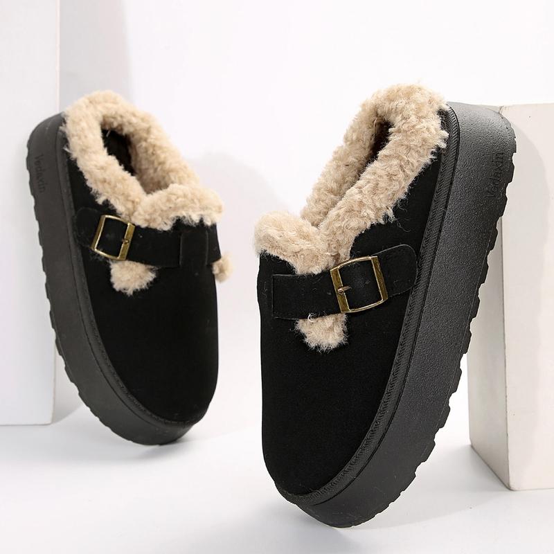 ELLA™ - Women's Plush-Lined Suede Slip-On Boots
