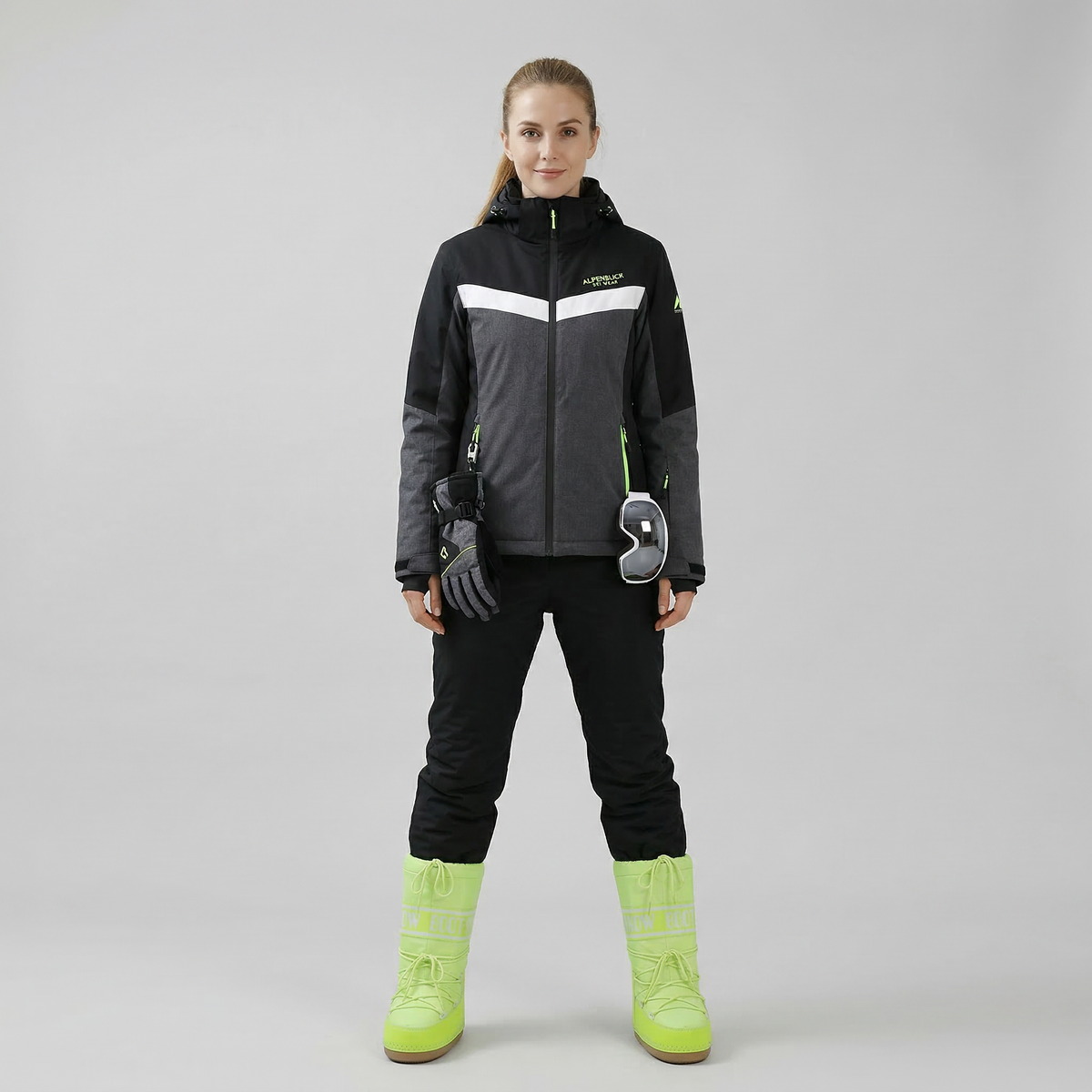 Women’s Waterproof Snow Boots – Insulated Winter Boots for Skiing & Snow