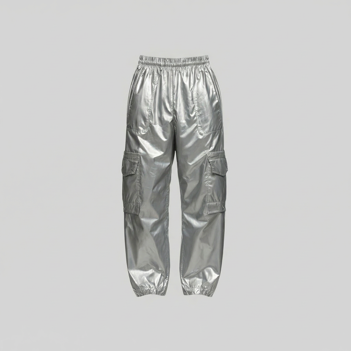 Women’s Shiny Cargo Pants